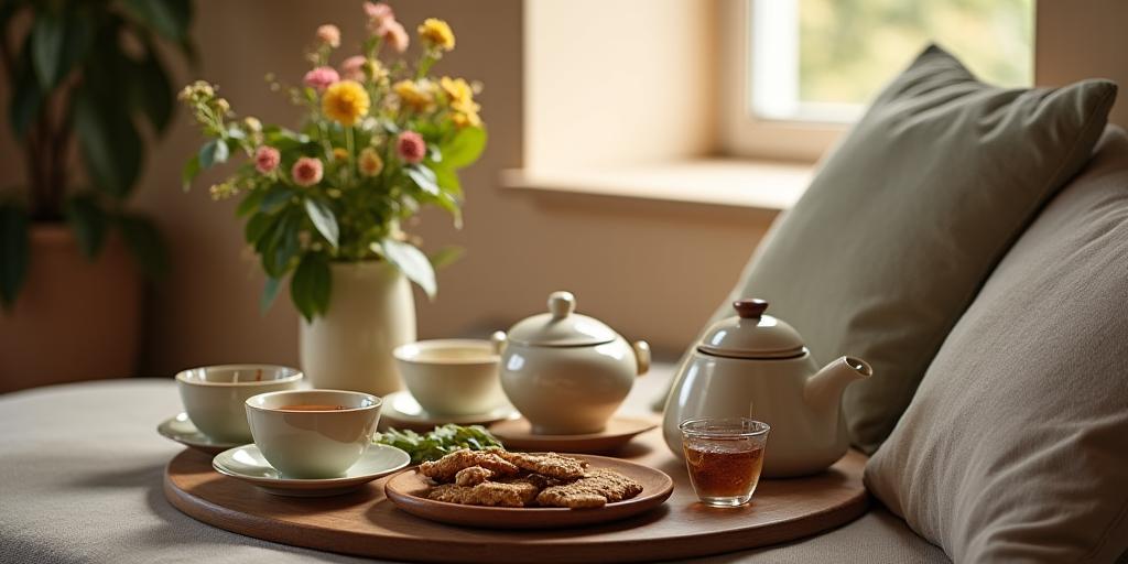 웰컴 티를 즐길 수 있는 아늑한 공간